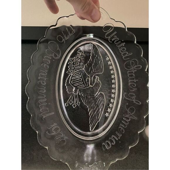 Vintage 1976 American bicentennial glass plate - Picture 4 of 4